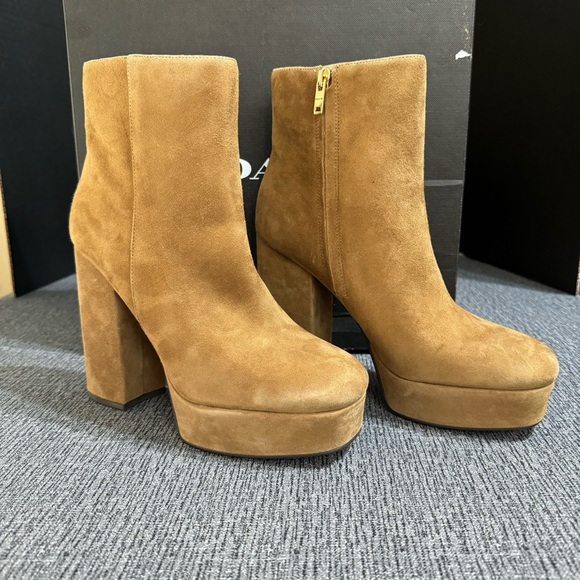 Coach Women’s Iona Suede Block Heel Booties - Picture 5 of 16
